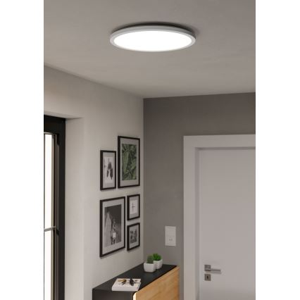 Eglo - LED RGBW prigušiva stropna svetiljka za kupatilo LED/18,5W/230V 2700-6500K prečnik 38,9 cm IP44 bela ZigBee