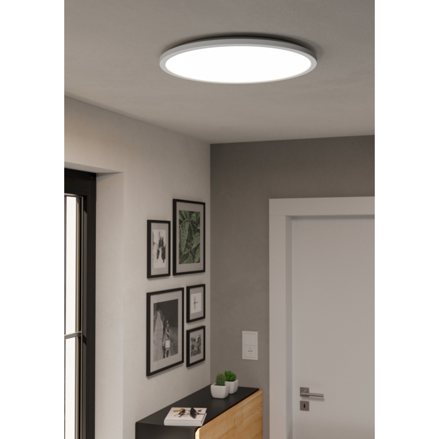Eglo - LED RGBW prigušiva plafonska lampa za kupatilo LED/16,8W/230V 2700-6500K preč. 50 cm IP44 bela ZigBee