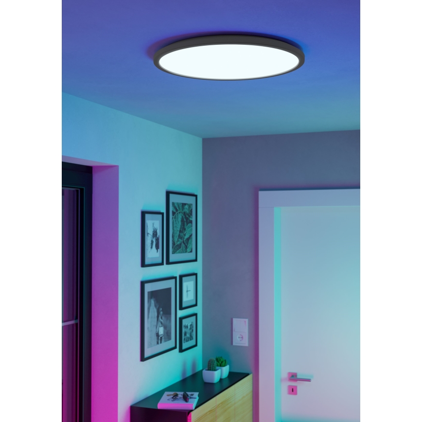 Eglo - LED RGBW prigušiva plafonska lampa za kupatilo LED/16,8W/230V 2700-6500K preč. 50 cm IP44 bela ZigBee