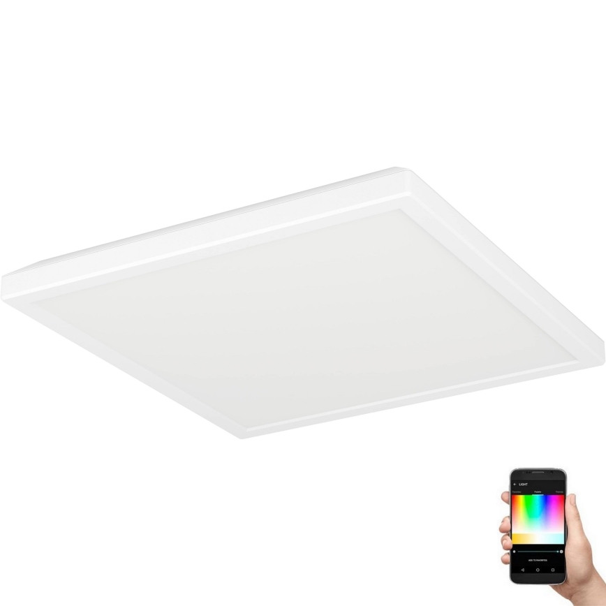 Eglo - LED RGBW prigušiva plafonsko svetlo za kupatilo LED/13,4W/230V 2700-6500K 29x29 cm IP44 belo ZigBee