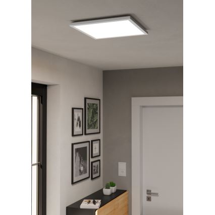 Eglo - LED RGBW prigušiva kupatilska stropna svetiljka LED/17,6W/230V 2700-6500K 39x39 cm IP44 bela ZigBee