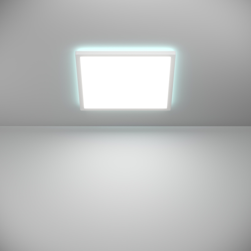 Eglo - LED RGBW prigušiva plafonska lampa za kupatilo LED/17,6W/230V 2700-6500K 39x39 cm IP44 bela ZigBee