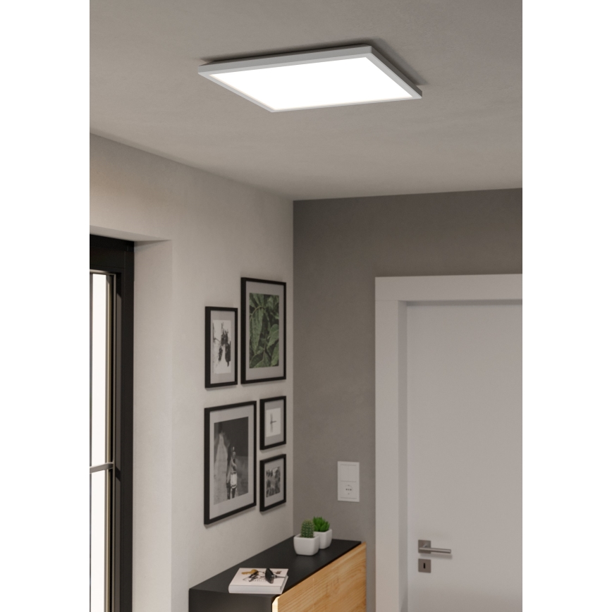 Eglo - LED RGBW prigušiva plafonska lampa za kupatilo LED/17,6W/230V 2700-6500K 39x39 cm IP44 bela ZigBee