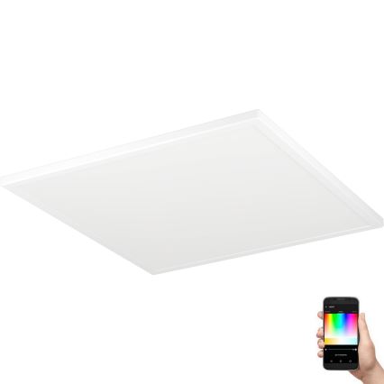 Eglo - LED RGBW prigušiva stropno svetlo za kupatilo LED/17W/230V 2700-6500K 50x50 cm IP44 belo ZigBee