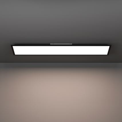 Eglo - LED površinski panel LED/33W/230V 2700/4000/6500K 120x30 cm crni
