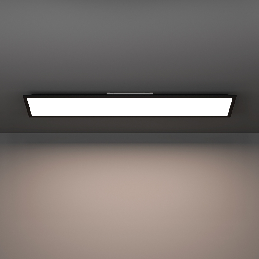 Eglo - LED površinski panel LED/33W/230V 2700/4000/6500K 120x30 cm crni