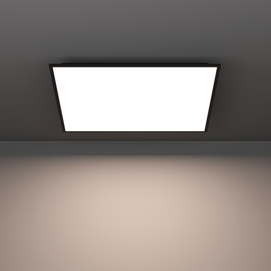 Eglo - LED RGBW prigušiva nadgradni panel LED/33W/230V 2700-6500K 60x60 cm crna