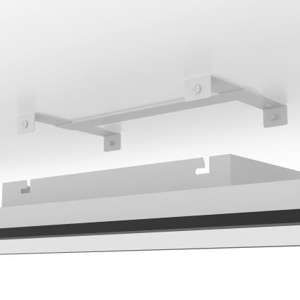 Eglo - LED RGBW prigušiva nadgradni panel LED/28W/230V 2700-6500K 120x15 cm crna