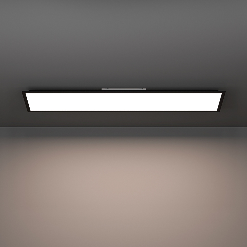 Eglo - LED RGBW prigušiva nadgradni panel LED/28W/230V 2700-6500K 120x15 cm crna
