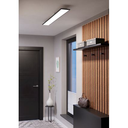Eglo - LED RGBW prigušiva nadgradni panel LED/28W/230V 2700-6500K 120x15 cm crna