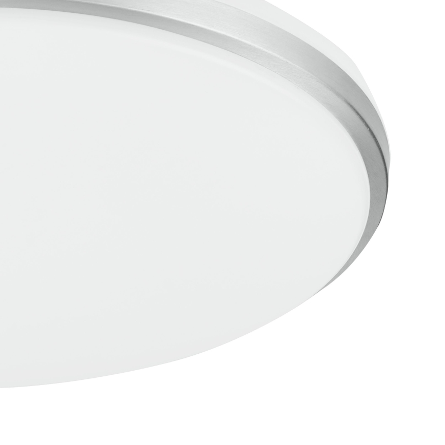 Eglo - LED plafonsko svetlo za kupatilo, LED/18W/230V, 3000/4000/6500K, prečnik 34 cm, IP54, mat hrom