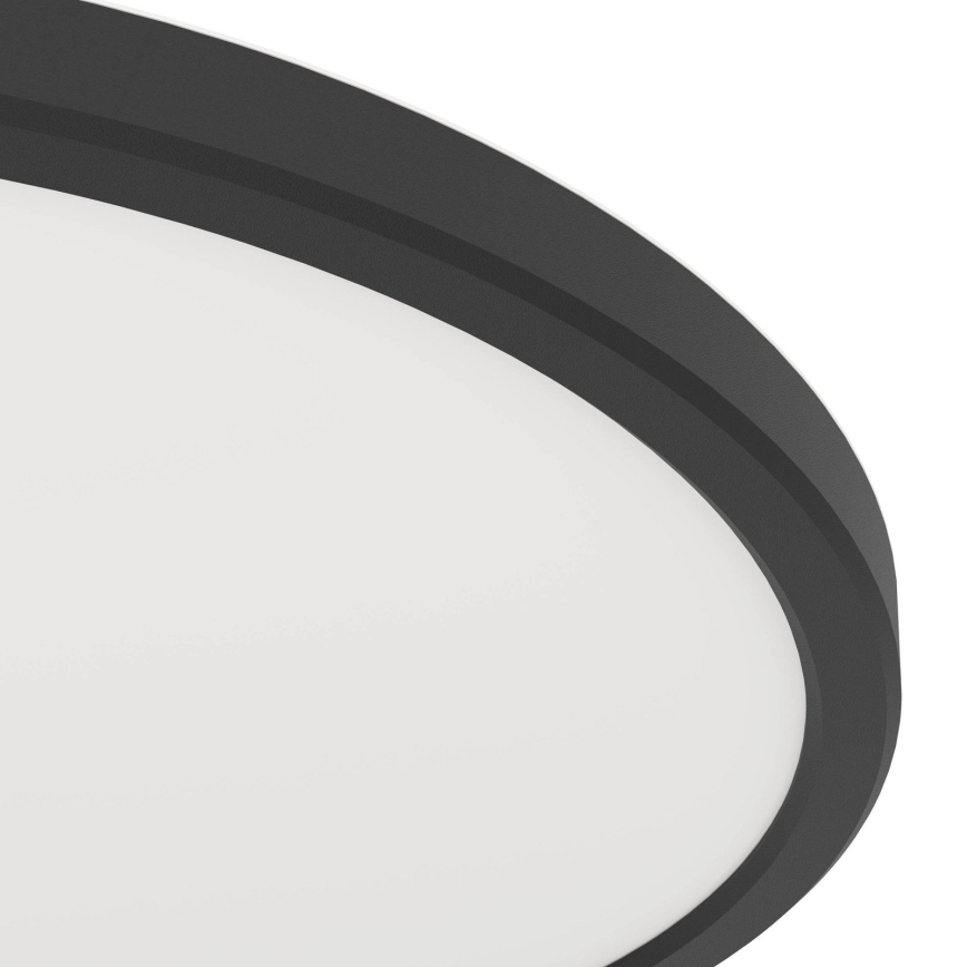 Eglo - LED plafonsko svetlo za kupatilo LED/16,4W/230V prečnik 30 cm IP54, crno