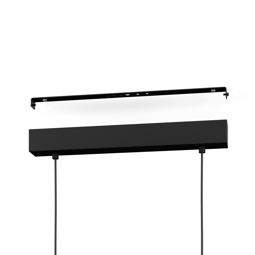 Eglo - LED prigušiva luster na sajli 2xLED/12,5W/230V+LED/15,5W 3000K bež/crna
