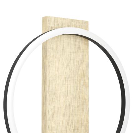 Eglo - LED stona lampa LED/12W/230V 3000K bež/crna