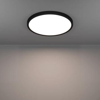Eglo - LED RGBW prigušiva kupatilska plafonska lampa LED/17,5W/230V 2700-6500K preč. 38,9 cm IP44 crna