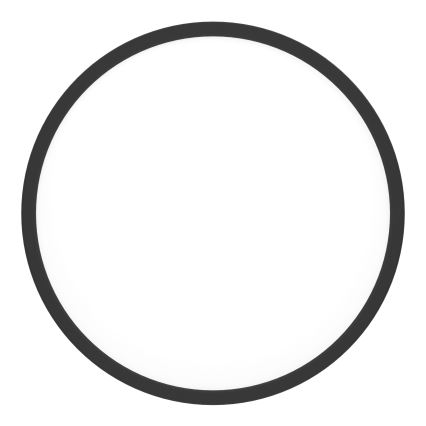 Eglo - LED RGBW prigušiva kupatilska plafonska lampa LED/17,5W/230V 2700-6500K prečnik 39,9 cm IP44 crna