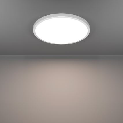 Eglo - LED RGBW prigušiva kupatilska plafonska svetiljka LED/17,5W/230V 2700-6500K Ø 38,9 cm IP44 bela