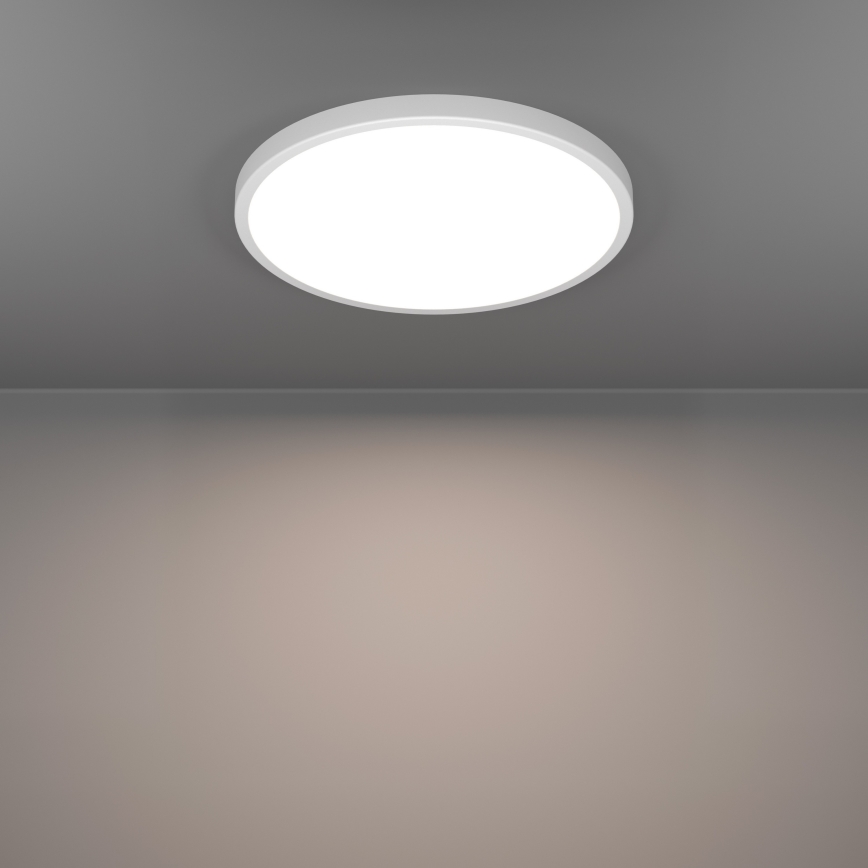 Eglo - LED RGBW prigušiva kupatilska plafonska svetiljka LED/17,5W/230V 2700-6500K Ø 38,9 cm IP44 bela