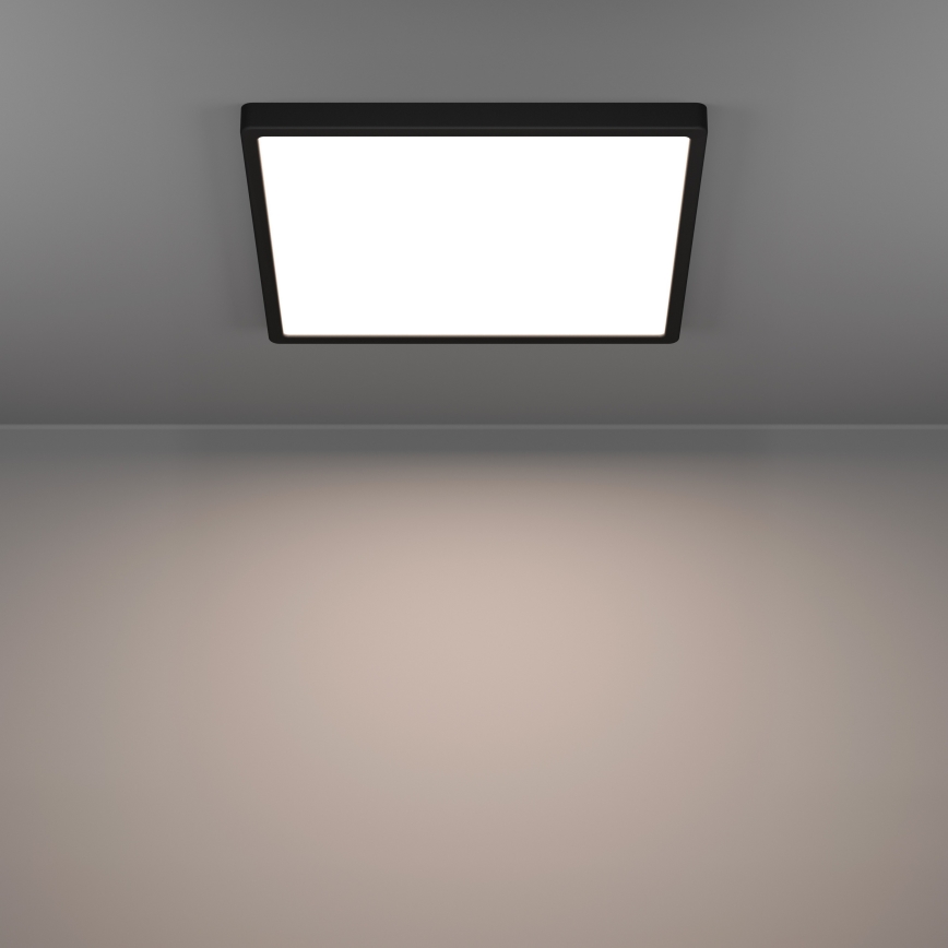 Eglo - LED RGBW prigušiva stropno svetlo za kupatilo LED/17,8W/230V 2700-6500K 39x39 cm IP44 crna