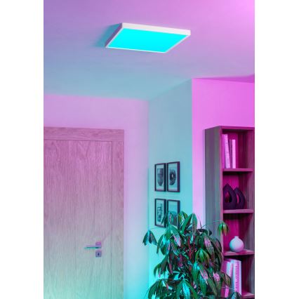 Eglo - LED RGBW prigušiva kupatilsko plafonsko svetlo LED/17,8W/230V 2700-6500K prečnik 39,9 cm IP44 bela