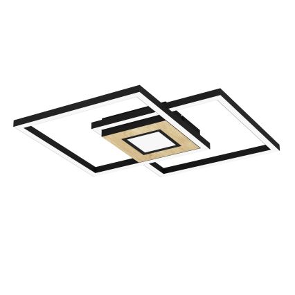Eglo - LED prigušiva stropna svetiljka 2xLED/17W/230V +LED/4,2W 2700-6500K + daljinski upravljač
