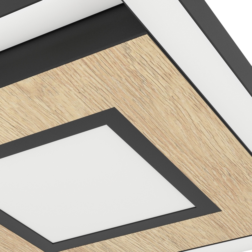 Eglo - LED prigušiva stropna svetiljka 2xLED/17W/230V +LED/4,2W 2700-6500K + daljinski upravljač