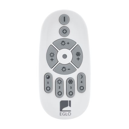 Eglo - LED prigušiva stropna svetiljka 2xLED/17W/230V +LED/4,2W 2700-6500K + daljinski upravljač