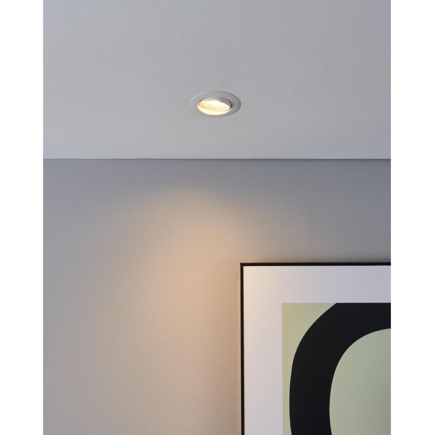Eglo - Komplet 3x LED ugradno stropno svetlo 1xGU10/4W/230V belo