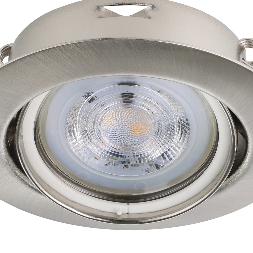 Eglo - Komplet 3x LED ugradno svetlo 1xGU10/4W/230V mat hrom
