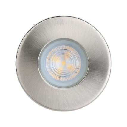 Eglo - Komplet 3x LED ugradno svetlo za kupatilo 1xGU10/4W/230V IP44 mat hrom