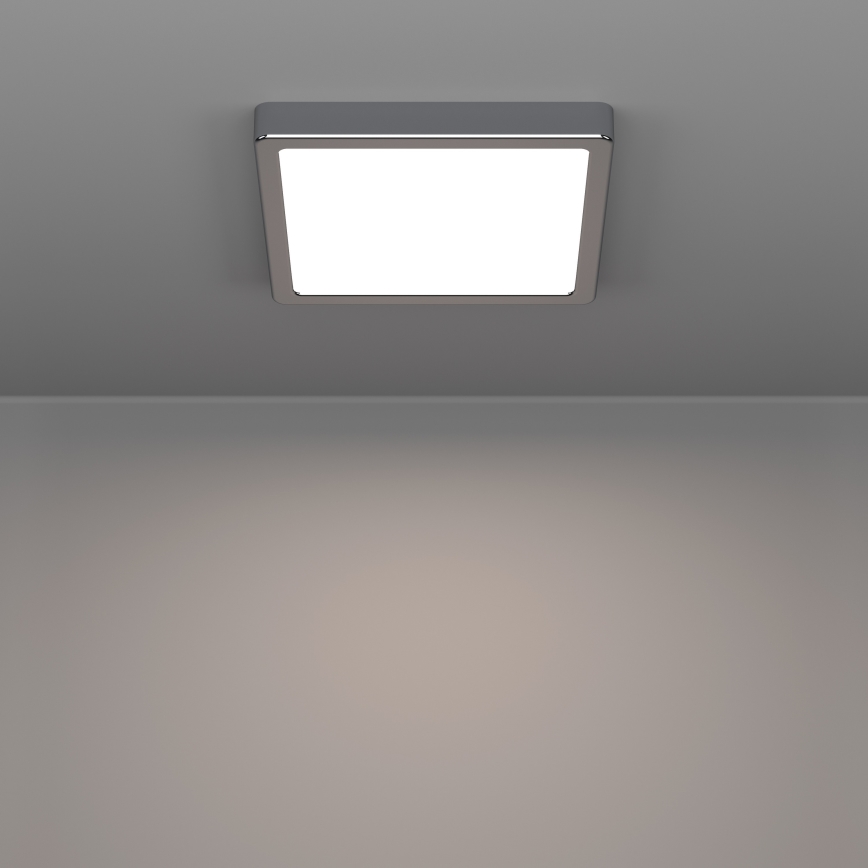 Eglo - LED plafonsko svetlo za kupatilo LED/10,5W/230V 2700/4000/6500K 22x22 cm IP44 sjajni hrom