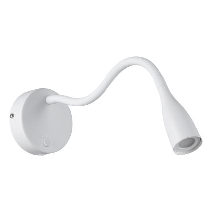 Eglo - LED fleksibilna zidna lampa sa USB LED/3,8W/230V bela
