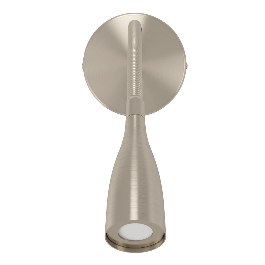 Eglo - LED fleksibilna zidna lampa sa USB LED/3,8W/230V mat hrom