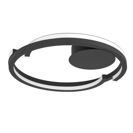 Eglo - LED prigušiva plafonska svetiljka 2xLED/20W/230V 2700-6500K Ø 48 cm crna + daljinski upravljač