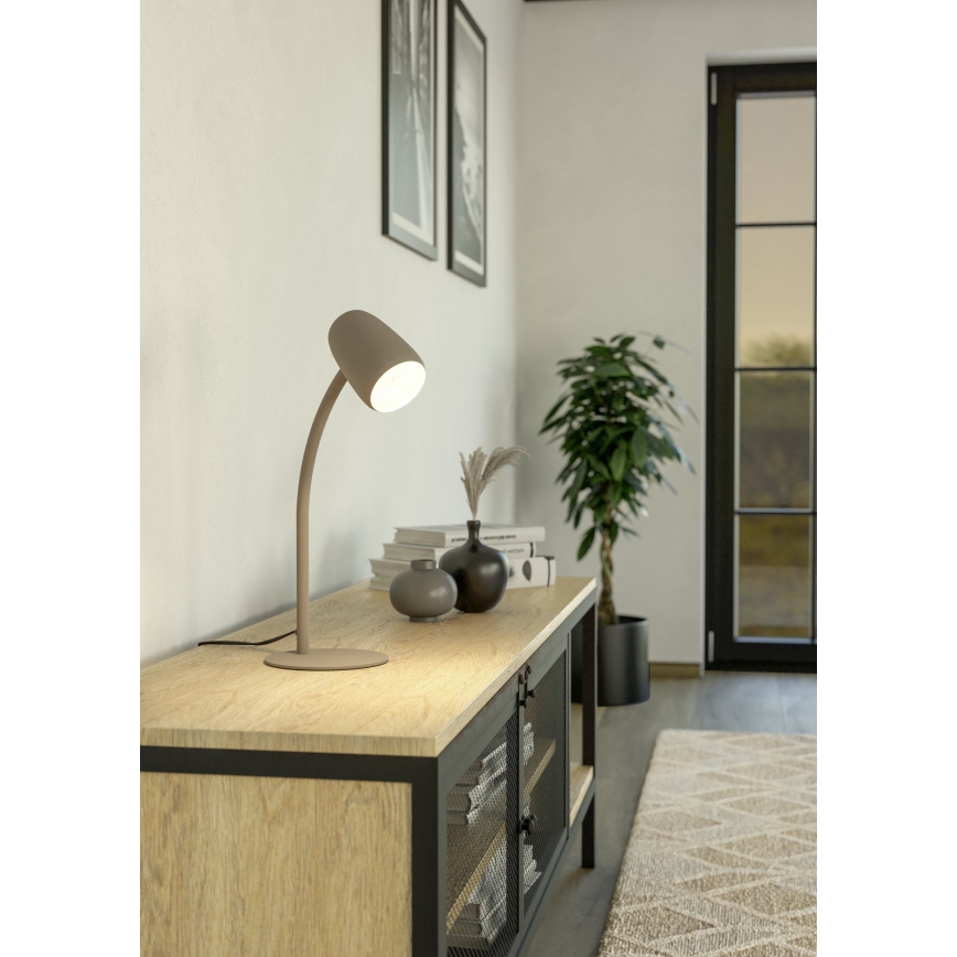 Eglo - Stona lampa 1xE14/18W/230V u krem boji