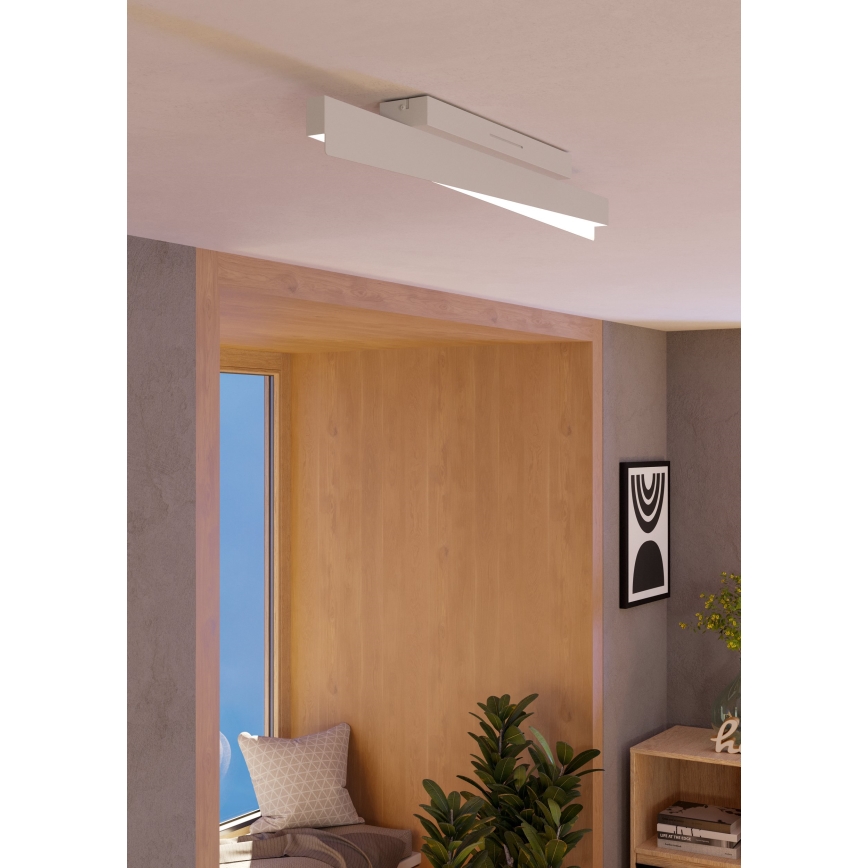 Eglo - LED RGBW prigušiva stropna svetiljka LED/13W/230V 2700-6500K siva