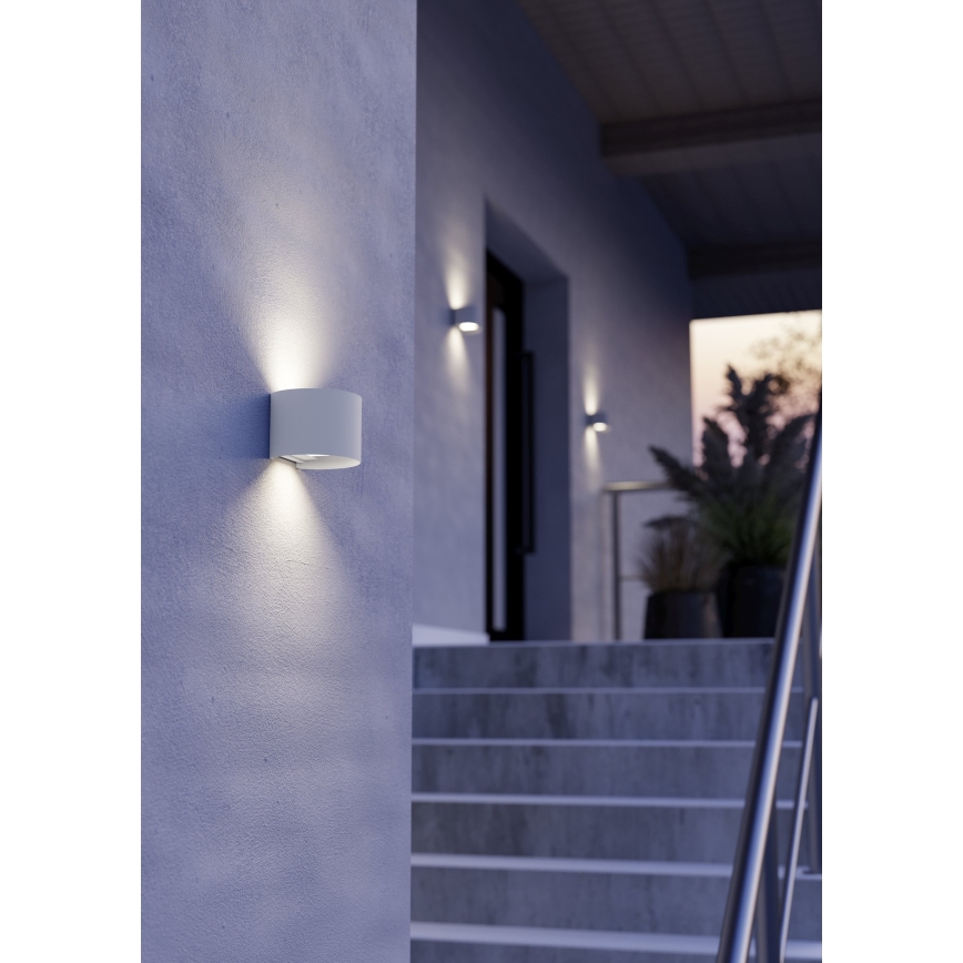 Eglo - LED spoljašnje zidno svetlo 2xLED/2,8W/230V IP54 belo