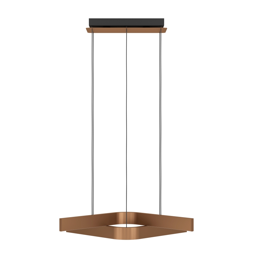 Eglo - LED RGBW prigušiva luster na sajli 2xLED/18W/230V bakarna/crna