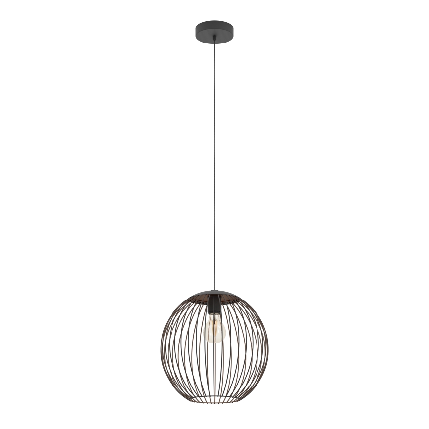 Eglo - Luster na sajli 1xE27/60W/230V crne boje