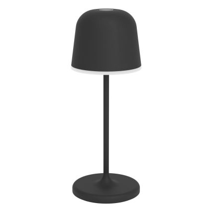 Eglo - LED prigušiva spoljna dodirna punjiva stona lampa LED/1,8W/5V 2500/3000/4000K 2500 mAh IP54 crna