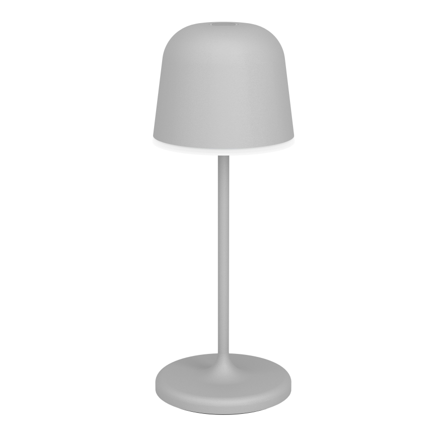Eglo - LED prigušiva spoljna dodirna punjiva stona lampa LED/1,8W/5V 2500/3000/4000K 2500 mAh IP54 siva