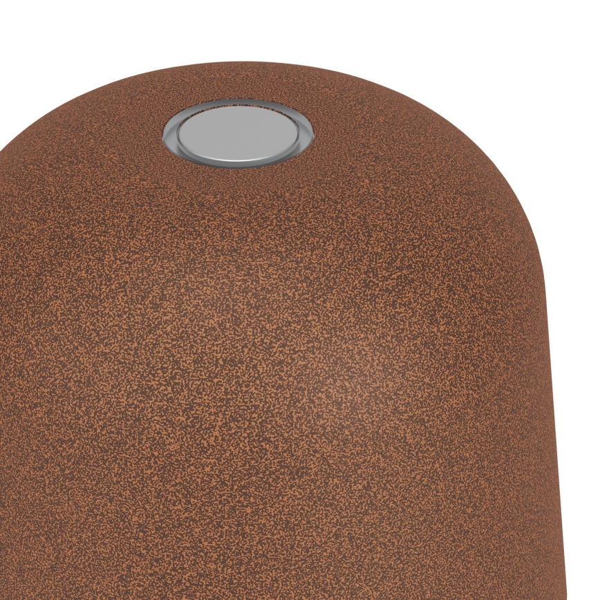 Eglo - LED prigušiva spoljna dodirna punjiva stona lampa LED/1,8W/5V 2500/3000/4000K 2500 mAh IP54 braon