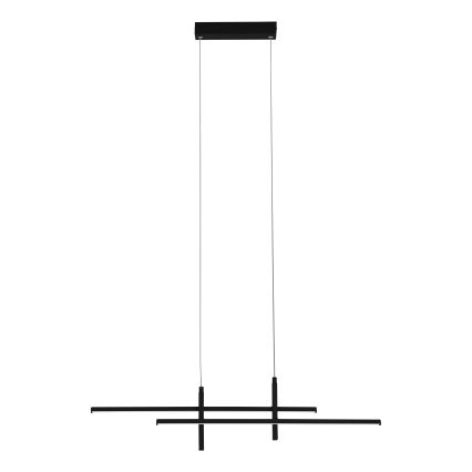 Eglo - LED luster na sajli LED/20W/230V crna