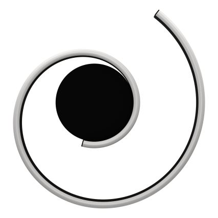 Eglo - LED RGBW Prigušiva stropna svetiljka LED/37W/230V 3000-6500K crna