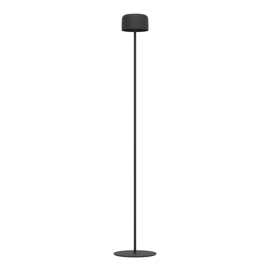 Eglo - LED solarna punjiva dodirna podna lampa LED/2,8W/3,7V 1800 mAh IP44 crna