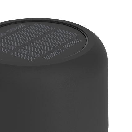 Eglo - LED solarna punjiva dodirna podna lampa LED/2,8W/3,7V 1800 mAh IP44 crna