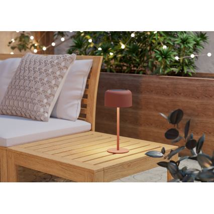 Eglo - LED solarna punjiva dodirna stona lampa LED/2,8W/3,7V 1800 mAh IP44 narandžasta