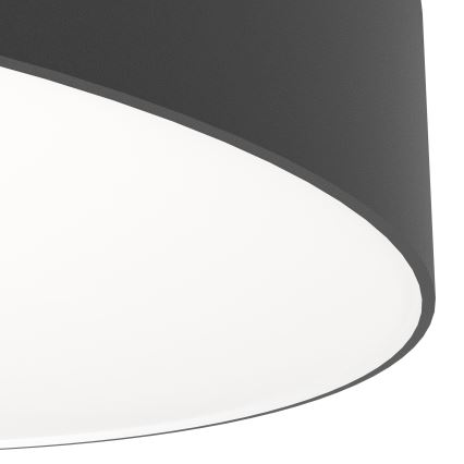 Eglo - LED RGBW prigušiva stropna svetiljka LED/15W/230V 2700-6500K prečnik 39 cm crna