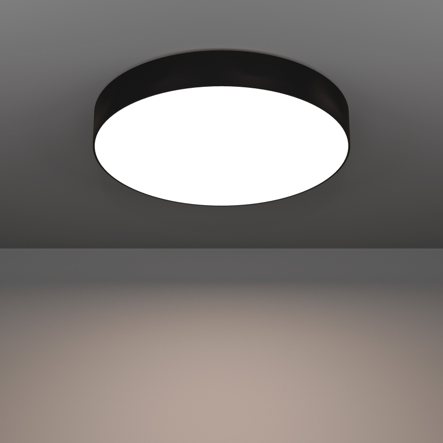 Eglo - LED RGBW prigušiva stropna svetiljka LED/26W/230V 2700-6500K prečnik 49 cm crna