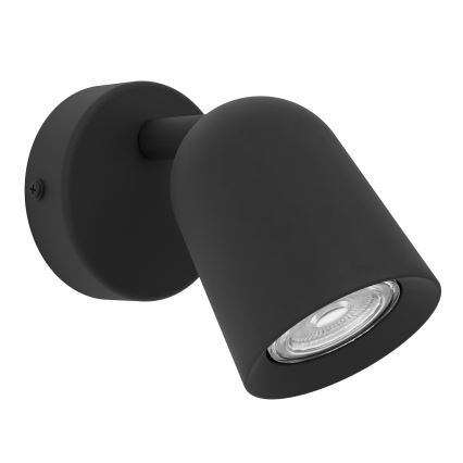 Eglo - Zidno reflektorsko svetlo 1xGU10/5W/230V crno
